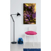  Purple over gold. Amethyst: modern abstract painting New Media - canvas print signed and numbered